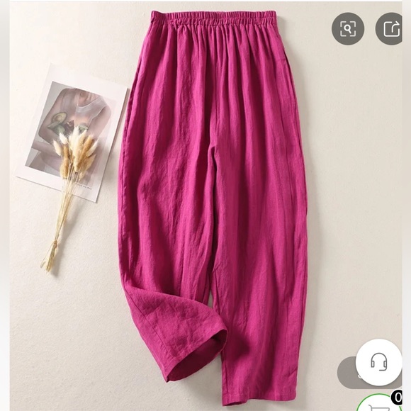 White linen pants. Nwot